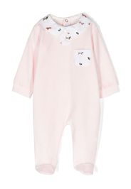 Siola dog-print long-sleeved pyjama - Rosa