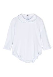 Siola contrasting-trim long-sleeved bodysuit - Weiß