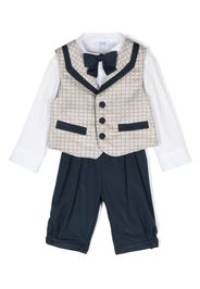 Siola bow-detail trousers set - Blau