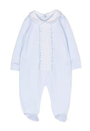 Siola smocked-detail pajamas - Blau