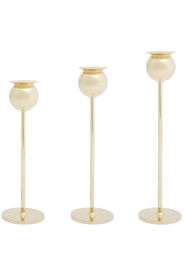 Skultuna 'Tulip' 3er-Set Kerzenständer - Gold