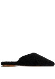 Sleeper shearling slippers - Schwarz