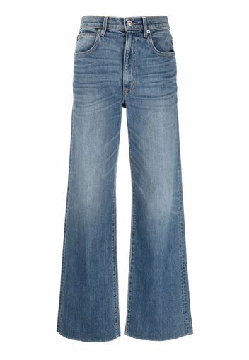Slvrlake midr-rise flared jeans - Blau