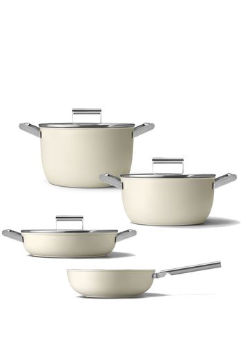 Smeg pots and pans (set of 4) - Nude