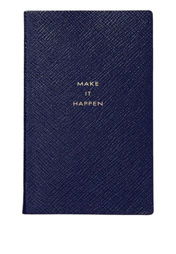 Smythson 'Panama' Notizbuch - Blau