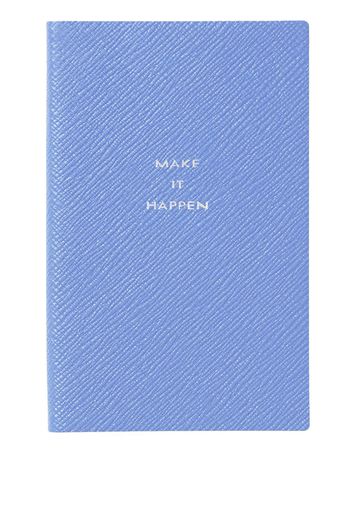 Smythson 'Panama' Notizbuch - Blau