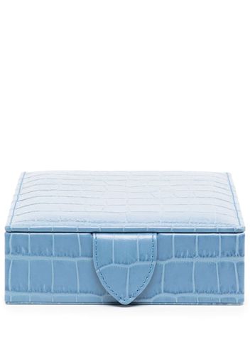 Smythson travel tray jewellery box - Blau