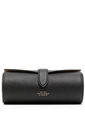 Smythson Panama Uhrenrolle - Schwarz