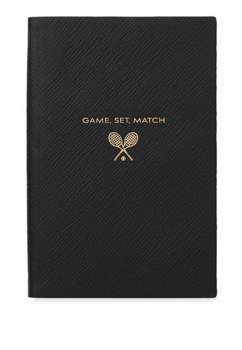 Smythson Game Set Match notebook - Schwarz