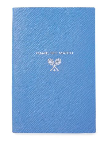 Smythson Game Set Match notebook - Blau