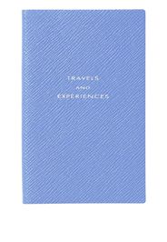 Smythson 'Panama' Notizbuch - Blau