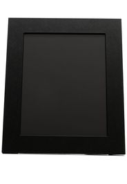 Smythson Bilderrahmen aus Leder - Schwarz