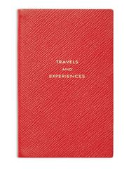 Smythson Travels And Experiences notebook - Rot