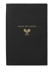 Smythson Game Set Match notebook - Schwarz