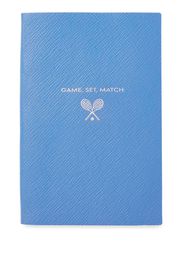 Smythson Game Set Match notebook - Blau