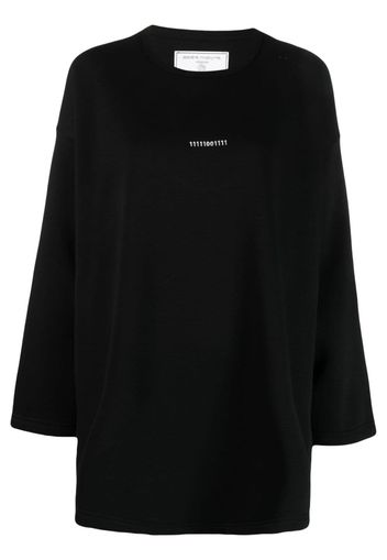 Société Anonyme Sweatshirt mit grafischem Print - Schwarz