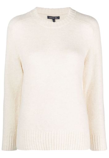 Soeur knitted crew-neck jumper - Nude