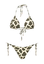 SOFIA ERHAN KYLE printed tie bikini - Grün
