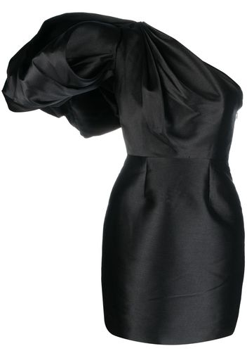 Solace London Hayes puff-sleeve mini dress - Schwarz