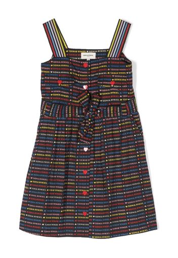 SONIA RYKIEL ENFANT Kleid mit Gürtel - Schwarz