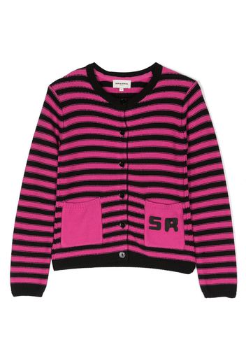 SONIA RYKIEL ENFANT KNITTED CARDIGAN - Schwarz