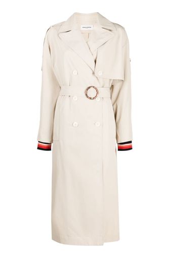 Sonia Rykiel Trenchcoat mit Streifendetail - Nude