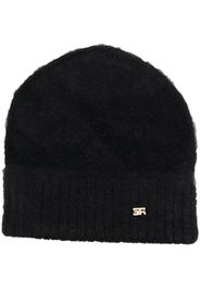 Sonia Rykiel brushed mohair beanie - Schwarz