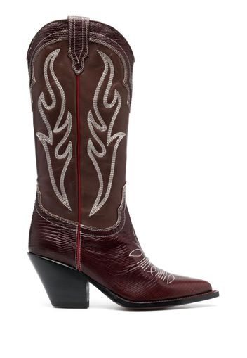 Sonora Santa Fe 85mm pointed-toe boots - Braun