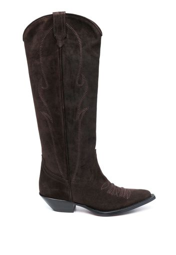 Sonora Hermosa 50mm suede knee-boots - Braun