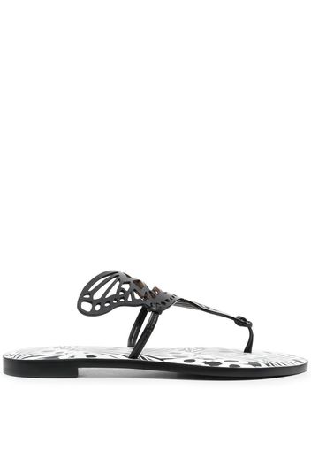 Sophia Webster Butterfly Sandalen - Schwarz