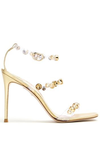 Sophia Webster Rosalind 100mm gem-embellished sandals - Gelb