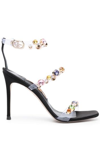 Sophia Webster Rosalind gem-embellished sandals - Schwarz