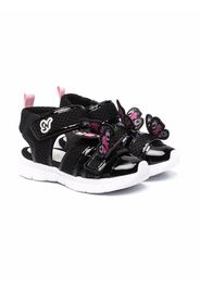 Sophia Webster Mini Sandalen mit Schmetterlingen - Schwarz