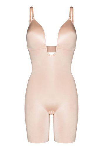 Spanx 'Suit Your Fancy' Body mit mittellangem Bein - Nude