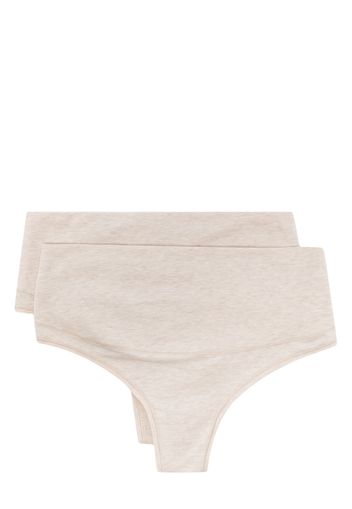 SPANX two-pack Control thong - Nude