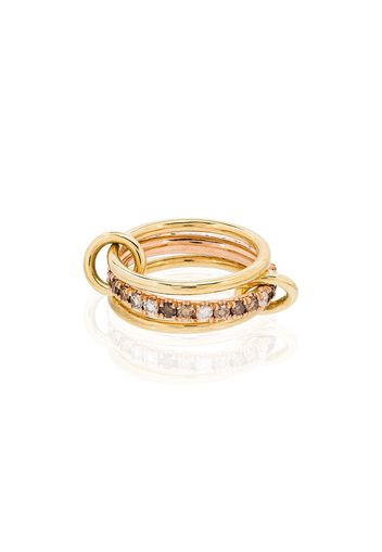 Spinelli Kilcollin 18kt Rotgoldring mit Diamanten - Yellow gold rose gold