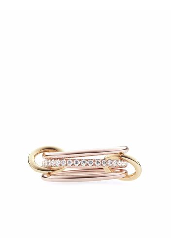 Spinelli Kilcollin 18kt Sonny Gelb- und Rotgoldring mit Diamanten - Rosa