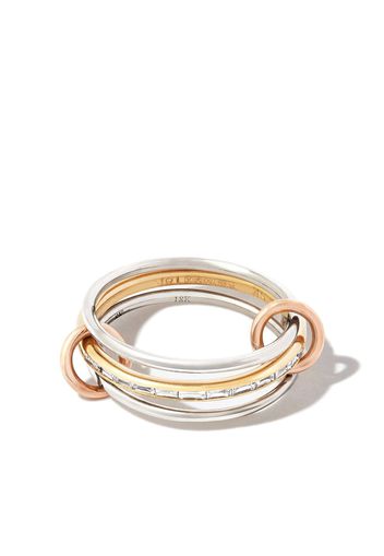 Spinelli Kilcollin 18kt yellow and rose gold and sterling silver Rhea ring - Silber