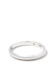 Spinelli Kilcollin 18kt Half Round Weißgoldring - Silber