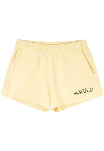 Sporty & Rich Marathon Disco track shorts - Gelb