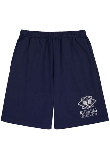 Sporty & Rich NY Racquet Club track shorts - Blau