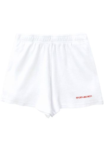 Sporty & Rich Disco terry shorts - Weiß