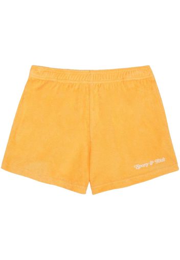 Sporty & Rich NY Tennis Club cotton shorts - Gelb