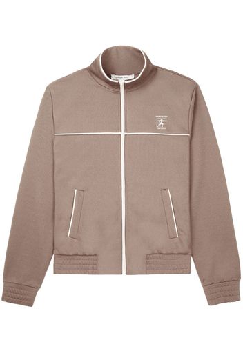 Sporty & Rich Runner zip-up track jacket - Braun