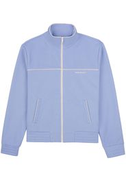 Sporty & Rich logo-print zip-fastening jacket - Blau