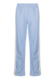 Sporty & Rich logo-embroidered track pants - Blau