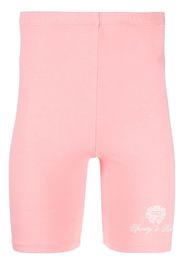 Sporty & Rich logo-print track shorts - Rosa