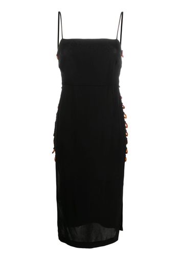 St. Agni side cut-out midi dress - Schwarz