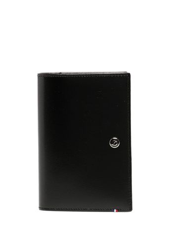 S.T. Dupont Line D leather passport cover - Schwarz