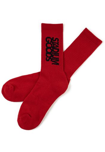 Stadium Goods Socken mit Logo-Stickerei - Rot